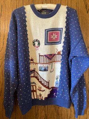 Vintage Woolrich Embroidered Sweater - XL